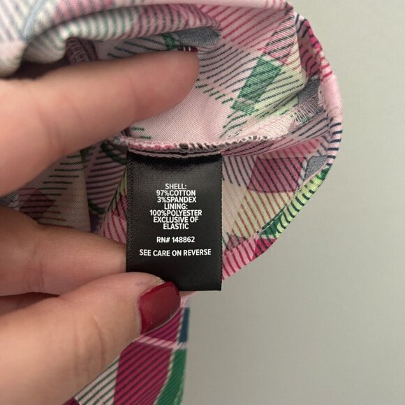 Torrid Mini Poplin Tiered Ruffle Strap Dress Plaid Pink Green NWT Plus 1X 14-16 - Picture 4 of 11